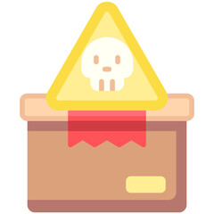 dangerous goods Flat Icon