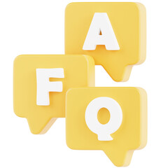 FAQ 3D Ilustration