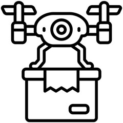 drone Outline Icon