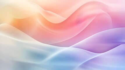 Fototapeta premium Abstract Pastel Wave Background Design