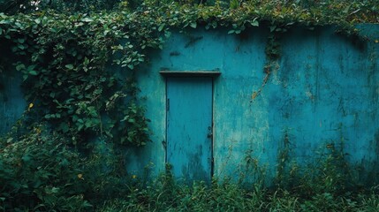 Overgrown Doorway to a Whimsical Forest Escape