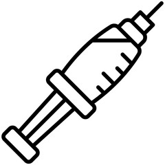 syringe Line Icon