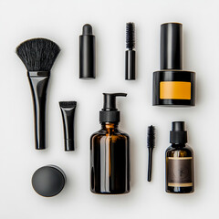 Obraz premium Premium grooming essentials, paired with glowing skin, will help you radiate confidence and charm