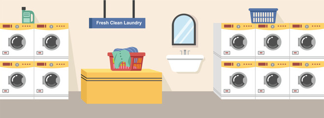 Drier machine. Washing machine. Basket clothes. Detergent. Laundry shop. Laundry mart.