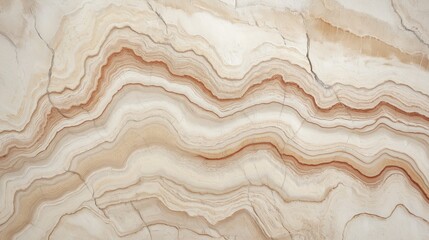 Raw Sandstone Textures Showcase Intricate Beige and Muted Red Layers Formed Over Time in a Natural Landscape
