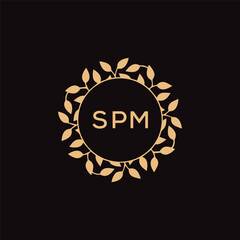 APM  letter logo design .