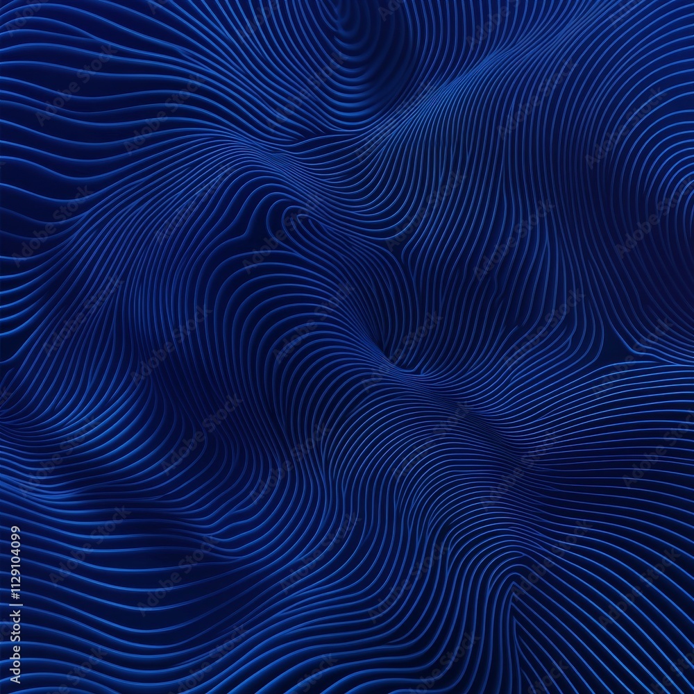 Poster abstract blue wave background design. geometric stripe line art design. modern shiny concept ,illust