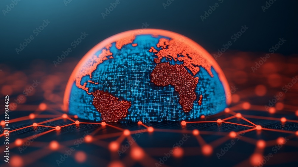 Poster global network connection