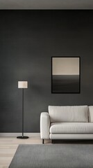 Modern Minimalist Living Room Interior Design with a Touch of Elegance