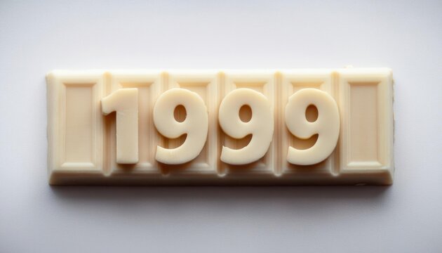 Celebrating the Year 1999 with Unique Chocolate Bar