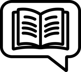 School Talk Line Icon