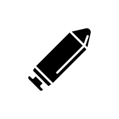 Bullet icon Flat vector set outline