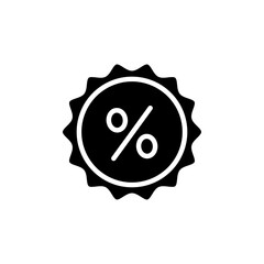 Discount icon Flat vector set outline