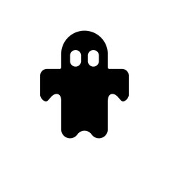 Ghost icon Flat vector set outline
