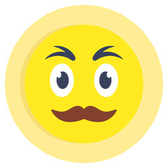 A unique design icon of father emoji