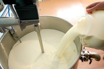 Traditional Cheese Crafting Scene