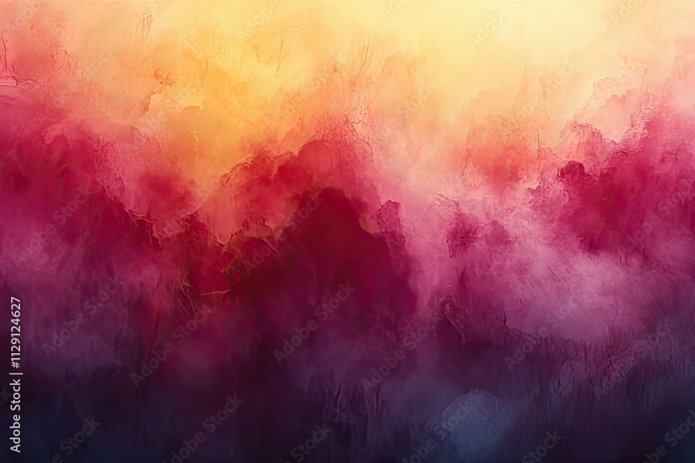Poster vibrant hues of dusk blend together in a captivating display of color and texture in the twilight sk