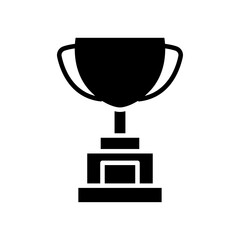 Trophy icon Flat vector set outline