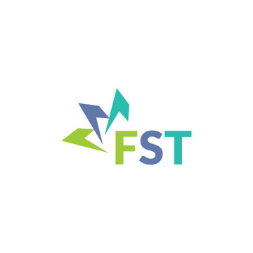 FST letter logo design on white background. Creative  modern FST letter logo design. Vector design.