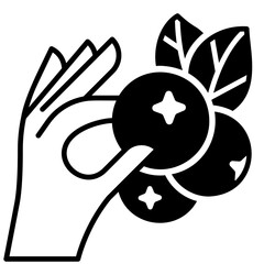 Pick Berry Black fill © ozy