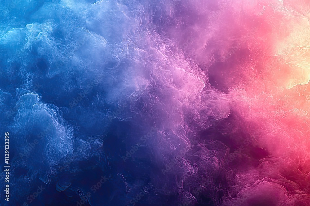 Aufkleber colorful swirling patterns create a mesmerizing atmosphere in a digitally rendered abstract artwork 