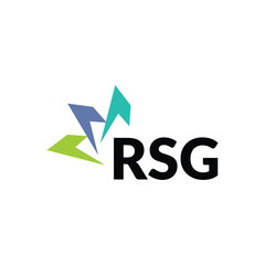 RSG letter logo design on white background. Creative  modern RSG letter logo design. Vector design.