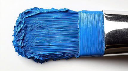 vibrant blue paint stroke with texture, showcasing rich color and detail. Perfect for artistic projects or design inspiration