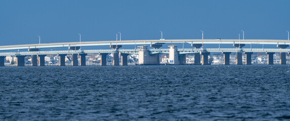 Mathis/Tunney Bridges are a pair of bridges that span Barnegat Bay in Ocean County, New Jersey,...