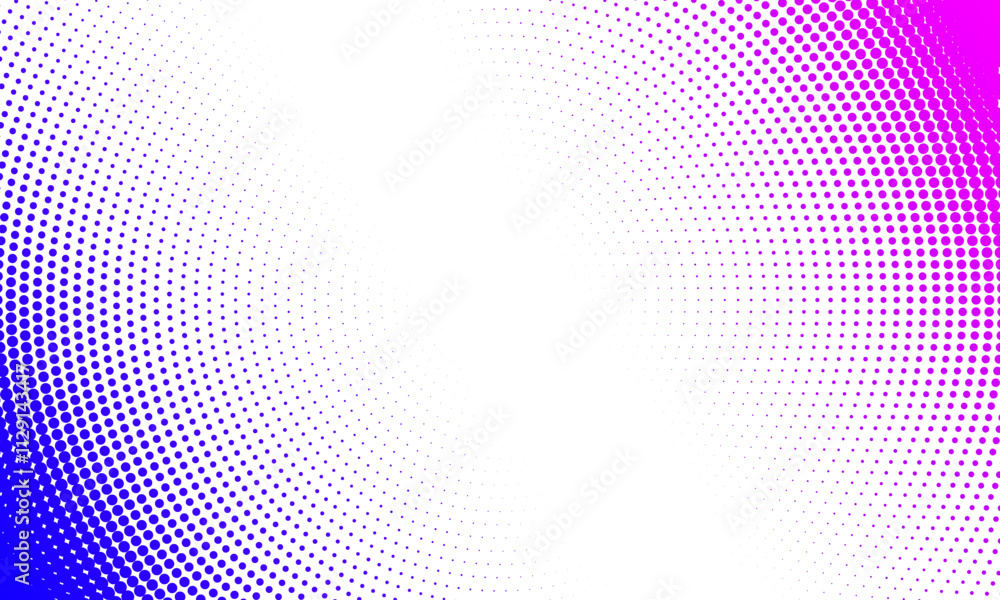 Poster gradient halftone background with vibrant color transitions