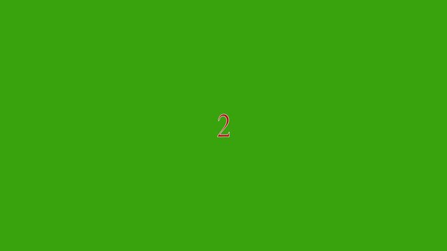 countdown counter number 3 to 0 start, end, let's go, Bicycle, Business game begin. looping and seamless abstract concept