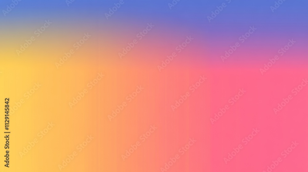 Poster a smooth gradient blending warm and cool colors, creating a calming abstract background.