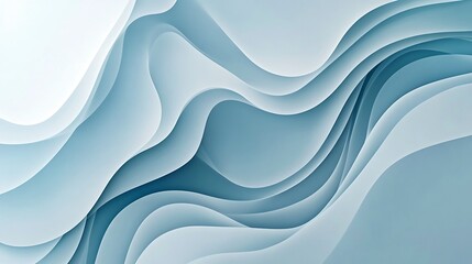 Abstract Blue Wave Pattern Background Design