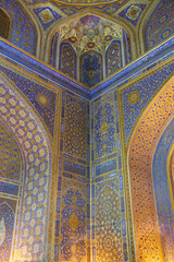 Obraz premium Uzbekistan - Samarkand - Tilya Kori Madrasa - Interior