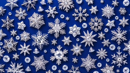 Christmas decoration in the form of snowflakes