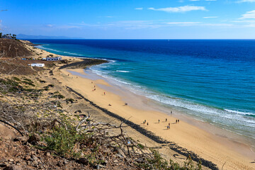 Esquinzo Beach on Fuerteventura, Canary Islands – Scenic View