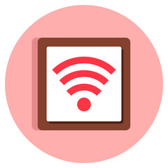 Premium download icon of wifi signal