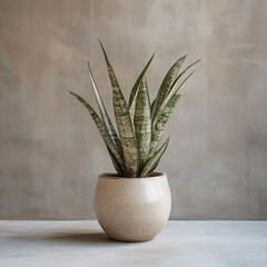 Plante exotique en pot