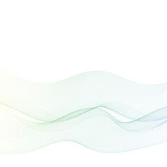 Smooth wave flow. Color wave. abstract design elements. Eps 10