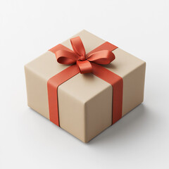 Obraz premium gift box isolated on white