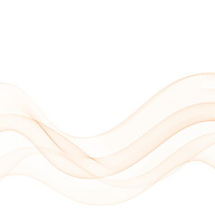 Red wave. Vector abstract lines. Eps 10