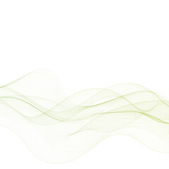 Green wave. Abstract vector graphics. Eps 10