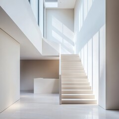 Fototapeta premium modern interior design with bright natural light