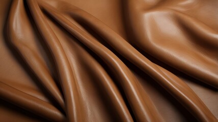 High-Quality Brown Leather Texture &ndash; Premium close-up of realistic brown leather for design and industry use.