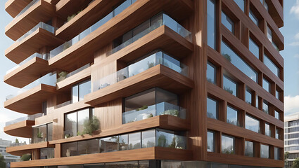 facade of a residential building