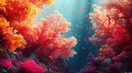 Naklejka premium Abstract coral backgrounds wallpapers