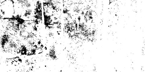 Scratch distress isolated crack splat background Grunge wall and black and white Dark noise granules Black grainy texture isolated on white background.