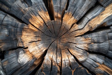Tree Stump Close Up