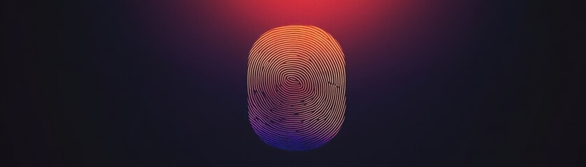 Abstract design featuring a spherical shape illuminated by gradient lighting effects.