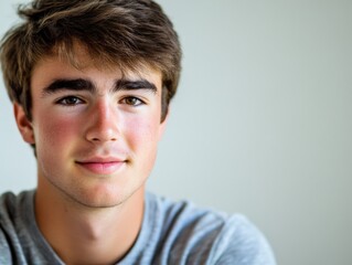 Fototapeta premium portrait of a young man with a friendly expression