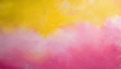 Obraz premium pink and yellow background in pretty painted texture design abstract spring or easter background design